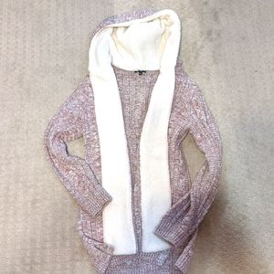 Lety & Me knit & fleece cardigan